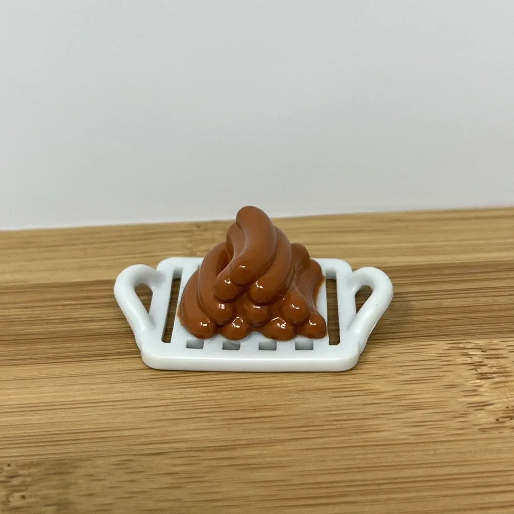 Bluey Family Dollhouse Replacement Backyard Sausages For Grill Moose